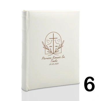 Album komunijny wsuwany na 100 zdjęć 15x21 personalizowany 5 wzorów